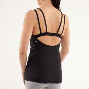 Lululemon Black Ignite Hot Yoga Athletic Tank Top I Size 6